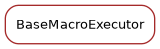 Inheritance diagram of BaseMacroExecutor